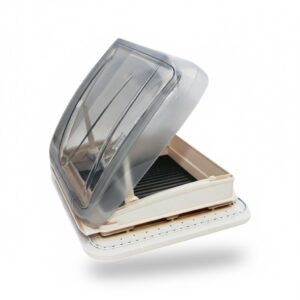Aireador con tapa de acrilico 40 x 40 cm con luz, blackout y mosquitero