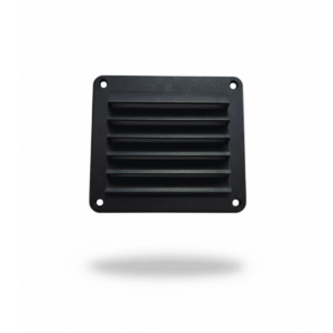 Rejilla Fija ABS Simple Negra 14,3 x 12,5 cm