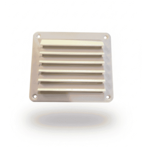 Rejilla Fija ABS Simple Blanca 14,3 x 12,5 cm