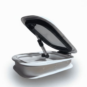 Aireador techo de vidrio 20 x 30 cm blanco