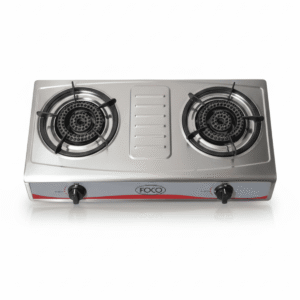Anafe Foco 2 hornallas acero inox con encendido