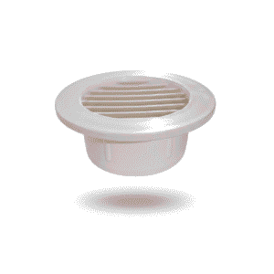 Rejilla circular 10 cm plástica