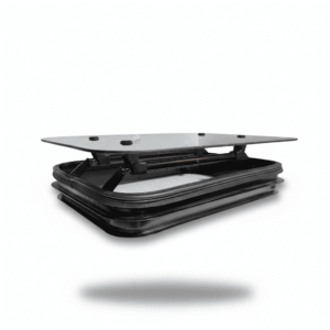 Aireador techo de vidrio 35 x 50 cm negro 4 vientos
