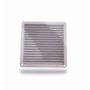 Rejilla plastica 17 x 17 cm blanca