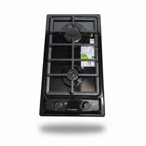 Anafe Ormay 2 hornallas negro con encendido electrico