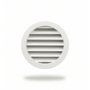 Rejilla circular plana 10 cm plastica